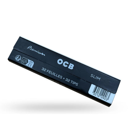Paquet de Feuilles et Filtres Tips Slim Premium OCB