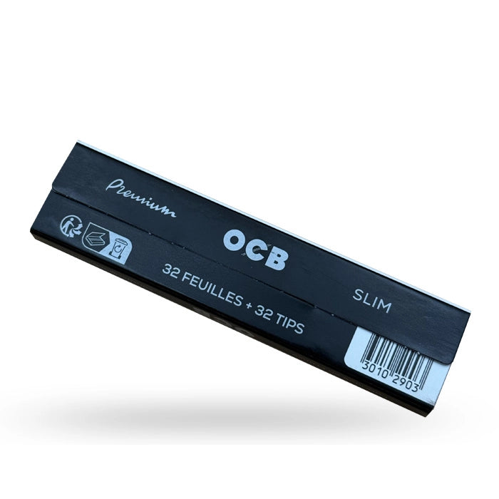 Paquet de Feuilles et Filtres Tips Slim Premium OCB