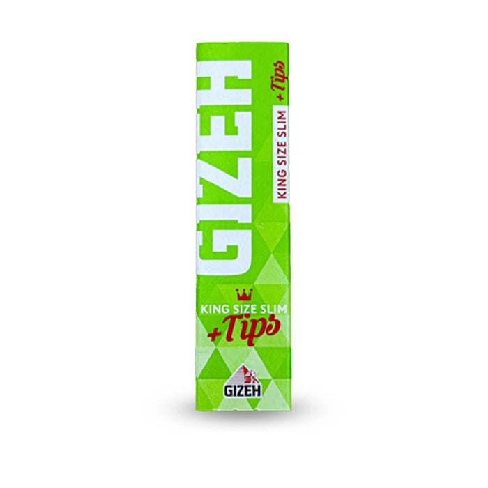 Paquet de feuilles à rouler King Size Slim + Tips Gizeh